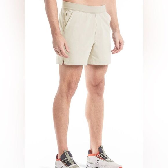 Men’s PUBLIC REC Flex Shorts Sand Size 40 inseam 7.5” EUC LIKE NEW - Picture 1 of 11